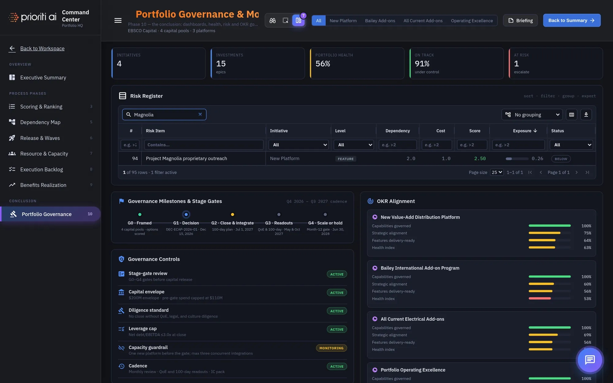 Search and export