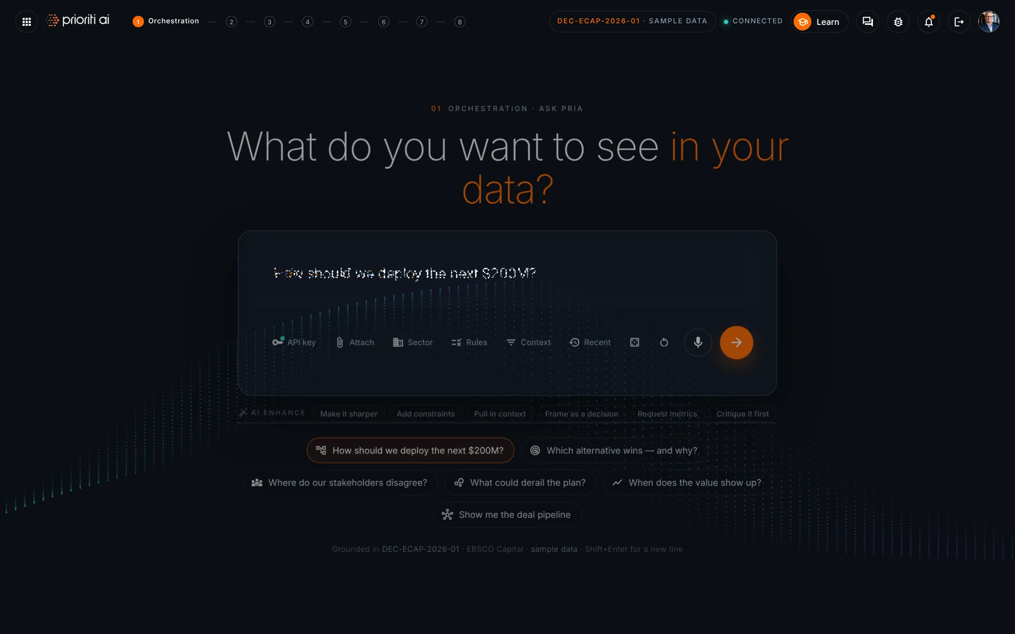 Into the data