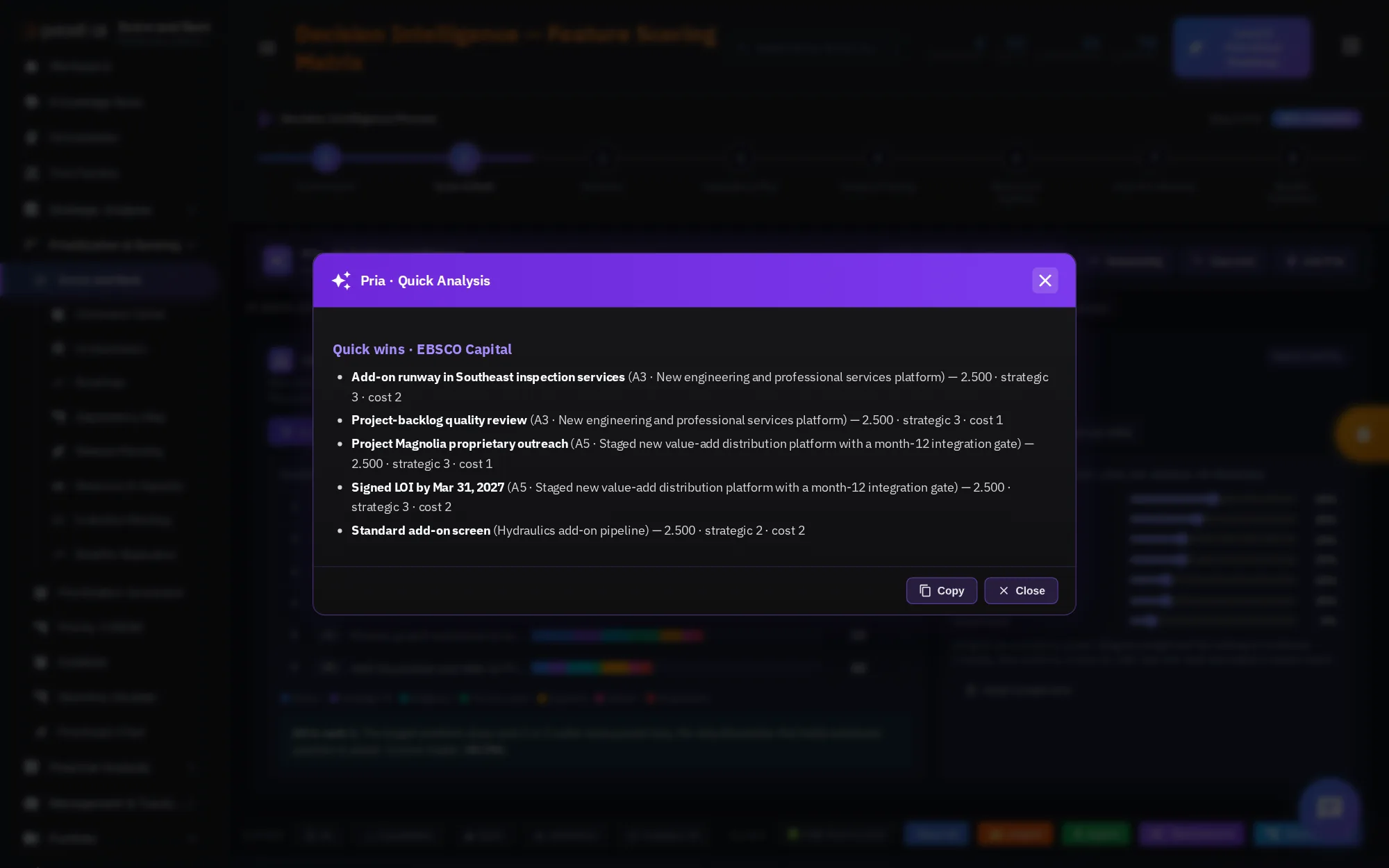 Quick wins