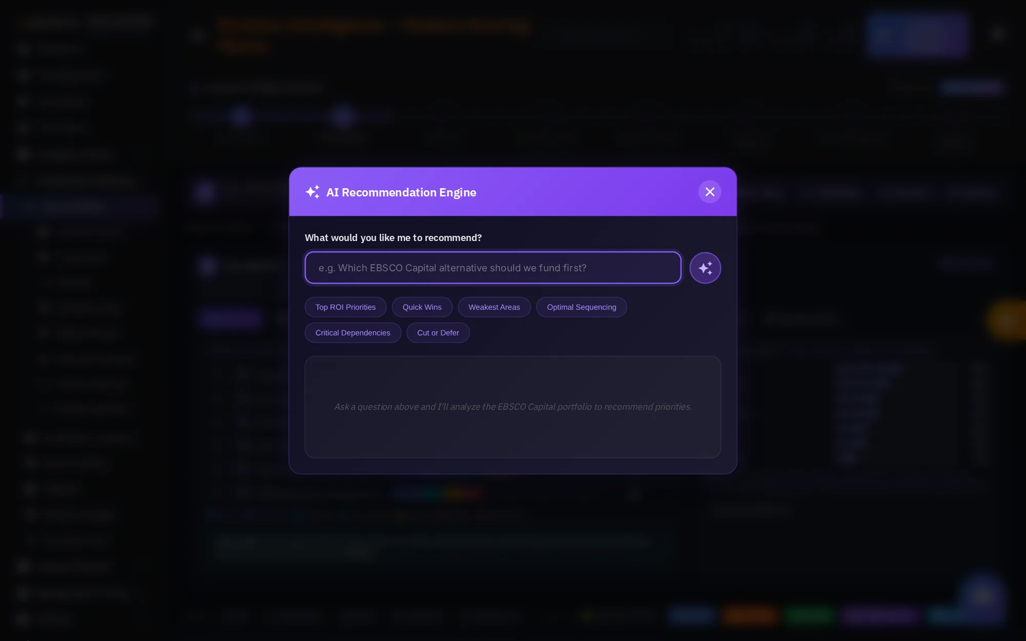 Recommendation engine